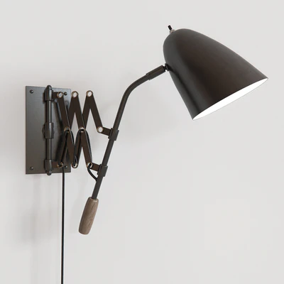 Crate &amp; Barrel Morgan Black Sconce — Descargar
