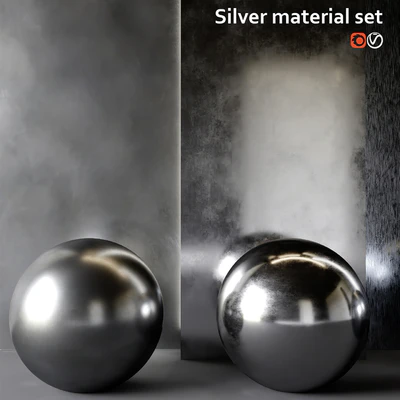 Silver material set — Ver 4