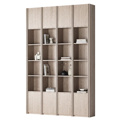 Built-in bookshelf 002 KM — Ver 3