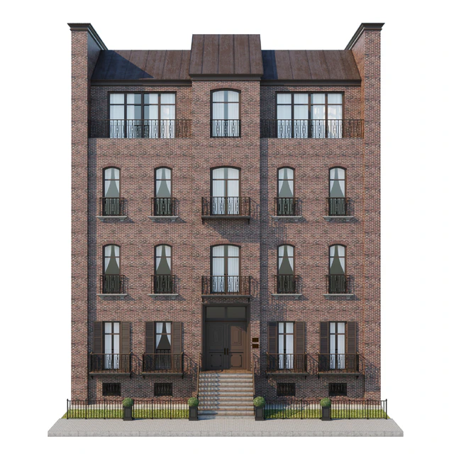 The facade of an English building — Descargar