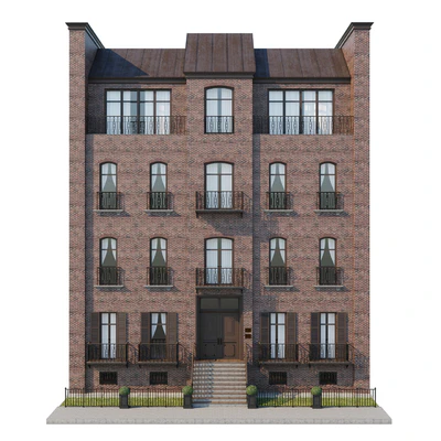 The facade of an English building — Ver 1