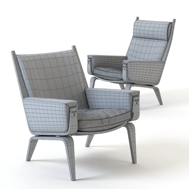 Hans Wegner GE-501 easy chair — Скачать
