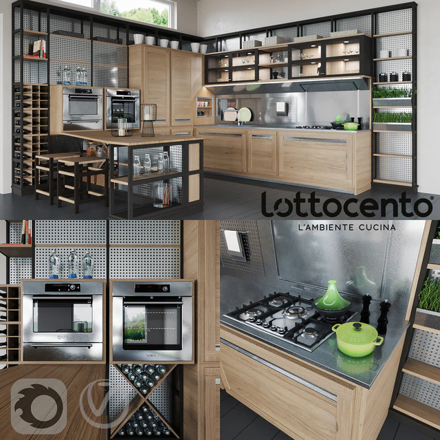 Roveretto kitchen by L'Ottocento — Скачать