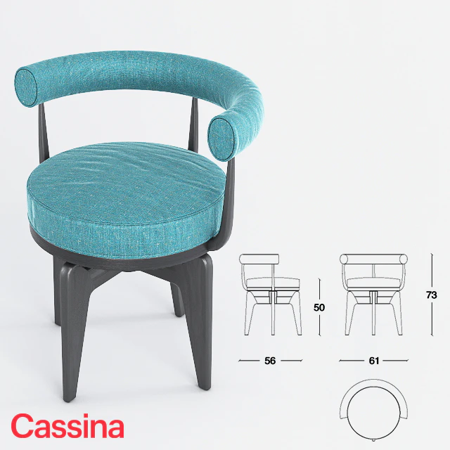 Cassina Indochine Armchair — Скачать
