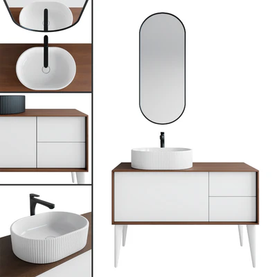 Vento washbasin and cabinet Atollo Kerama Marazzi — Ver 1