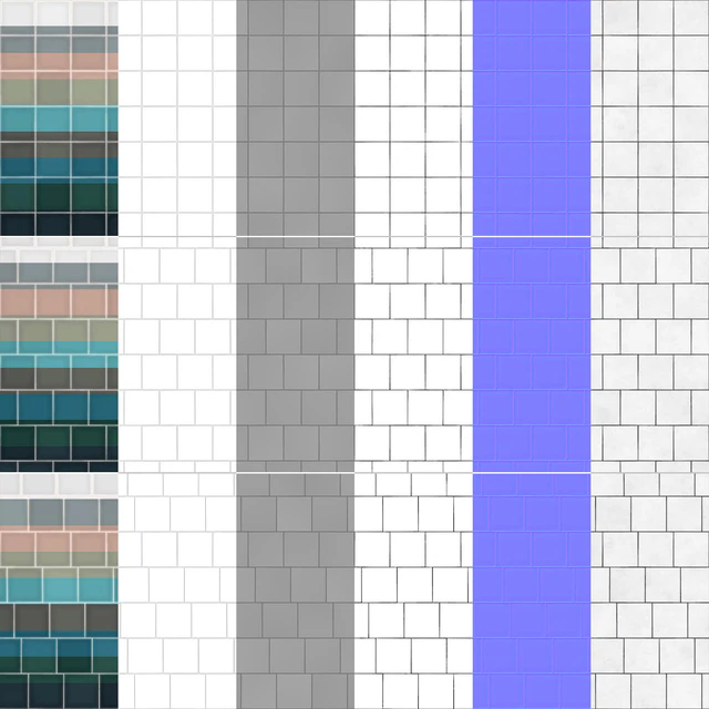 Сeramic Tiles Set 035 — Скачать