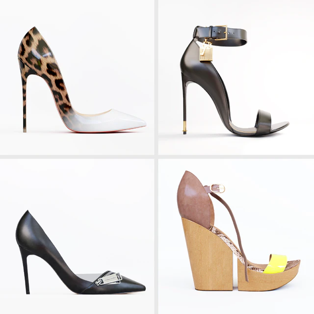 Set of women shoes — Descargar