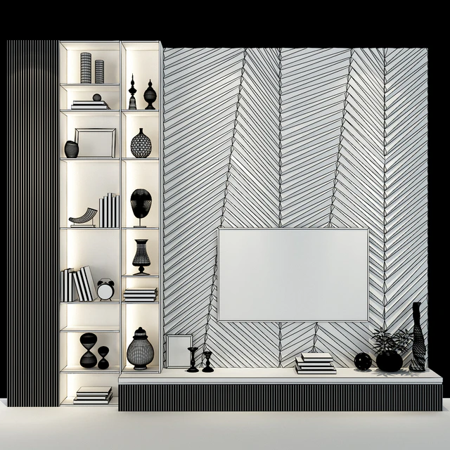 TV Wall set 0174 — Descargar
