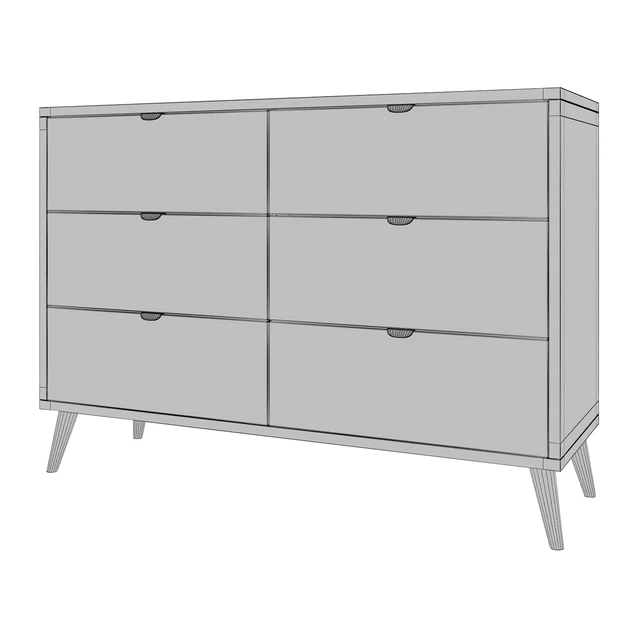 Chest of drawers Berber by Smart with 6 drawers — Descargar