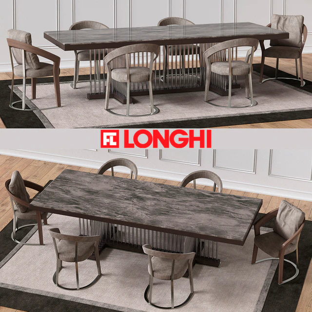 SCHUBERT Marble table & FRANCES Chairs — Скачать