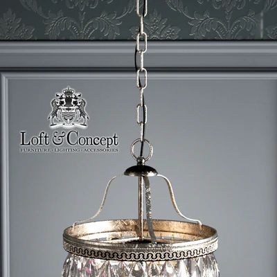 Chandelier Clarissa Glass Drop Pendant 25 — Ver 1