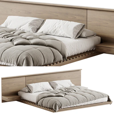 Japandi Style Bed 02 — descargar