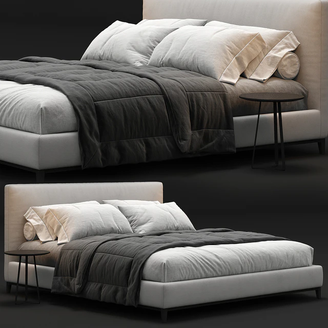 Minotti Andersen bed — Скачать
