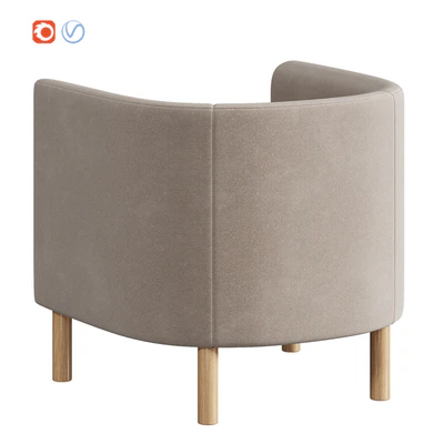 Armchair Hoff Agata beige — Ver 4