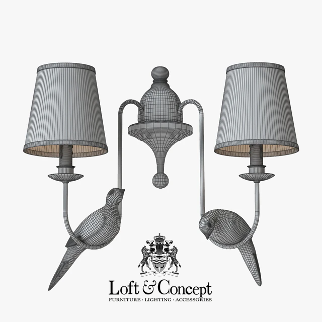 Bra Norman Bird Wall Lamp double — Descargar