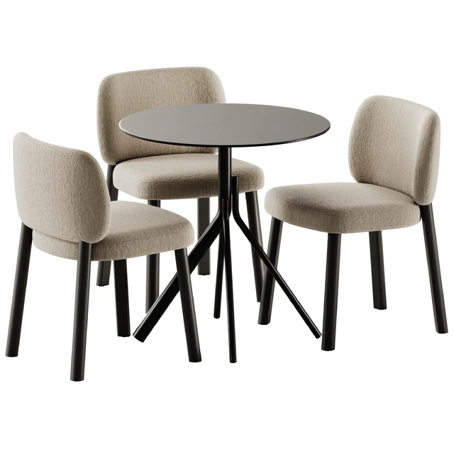 Bross Aretha Chair and Et al Main Table — Скачать