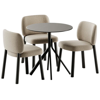 Bross Aretha Chair and Et al Main Table — Вид 4