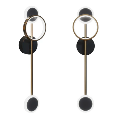 Loft-concept - Bendik Gold Ring Wall lamp B — View 1