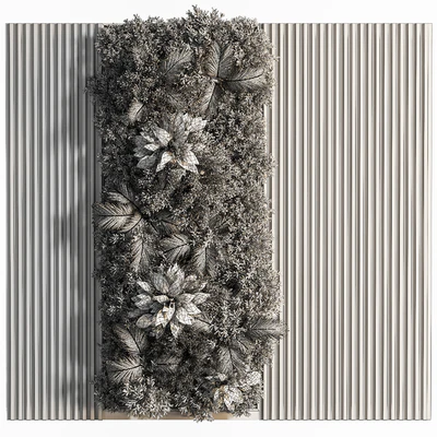 Wooden Planks and Vertical Garden 05 — Вид 7