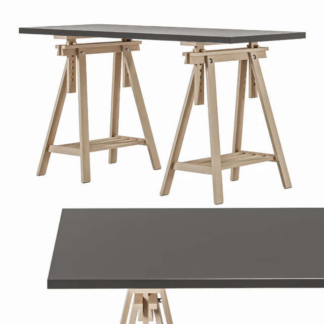 Стол рабочий IKEA MÅLSKYTT / MITTBACK / LAGKAPTEN — Скачать