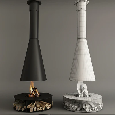 Fireplace Modern 10 — Вид 2
