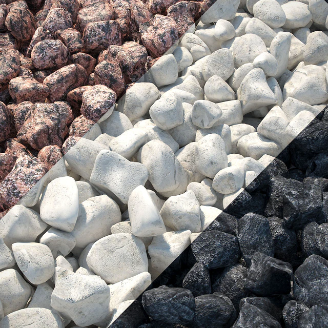 Gravel Red Granite Limestone Basalt — Descargar