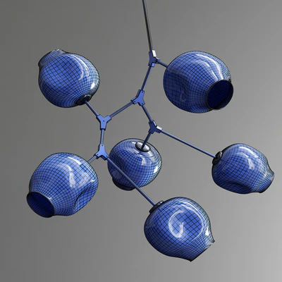 Branching bubble 6 lamps — Ver 2
