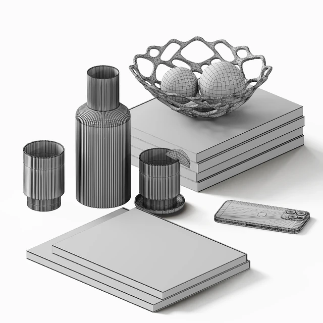 Decorative set for a coffee table — Descargar