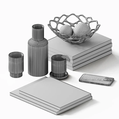 Decorative set for a coffee table — Ver 3