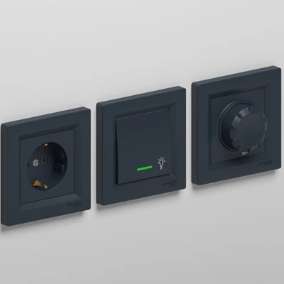 Outlets and Switches Schneider Electric Asfora series — Ver 2