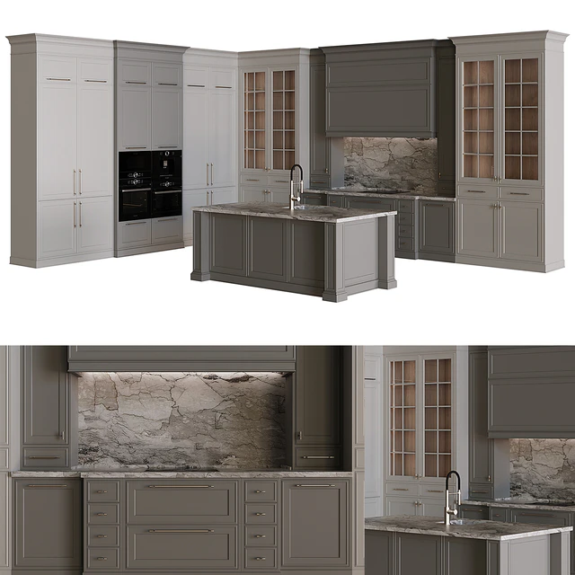 Kitchen in neoclassical style 57 — Descargar