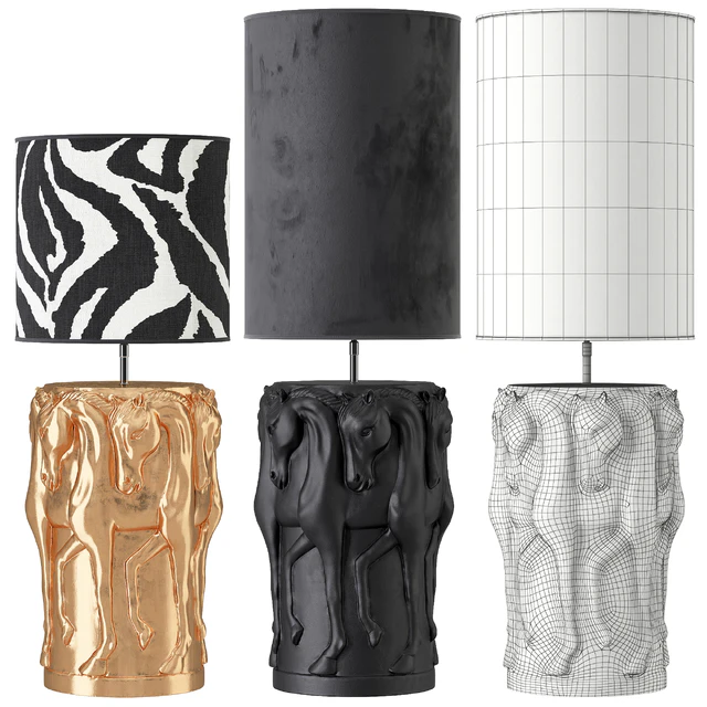 ADAMSBRO LAMP STAND DANCING HORSES — Descargar