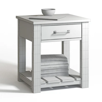 Pottery barn PARKER RECLAIMED WOOD SIDE TABLE — Вид 2