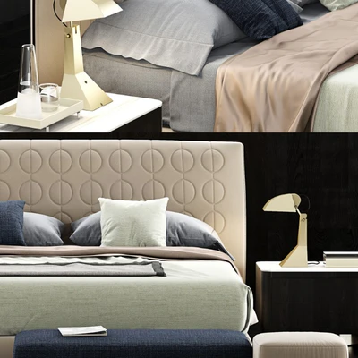 Minotti Curtis Bed — View 3