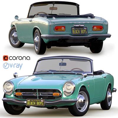 Honda S800 Cabriolet '66 — Вид 1