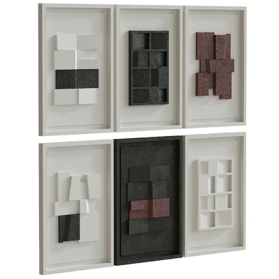 Decorative set of art paintings #58 — Ver 3