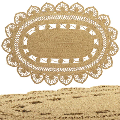 Safavieh Farideh Casual Oval Jute Rug — View 5