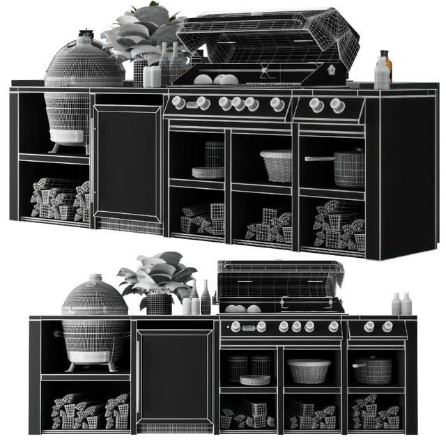 Outdoor Kitchen Garden BBQ — Descargar
