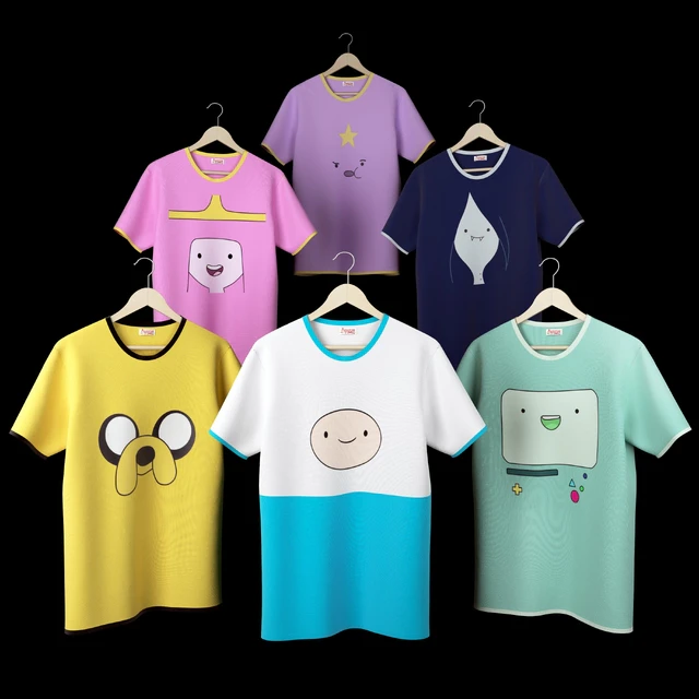Collection T-shirts "Adventure Time" — Descargar