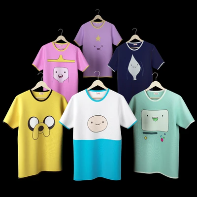 Collection T-shirts "Adventure Time" — Ver 2