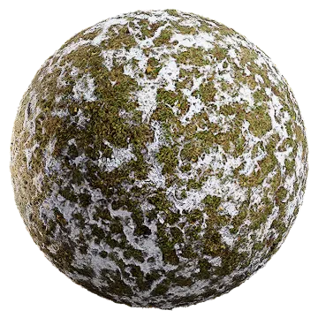 snow on grass 001 — Скачать