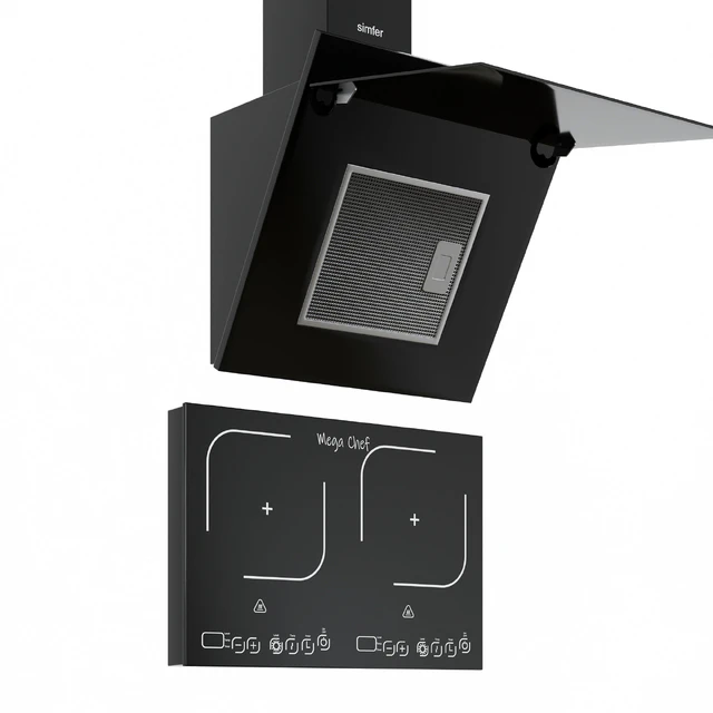 Induction Cooktop Mega Chef and Range Hood — Скачать