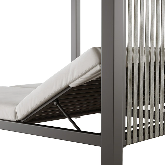 Outdoor garden wicker woven daybed Skyline design Horizon — Скачать