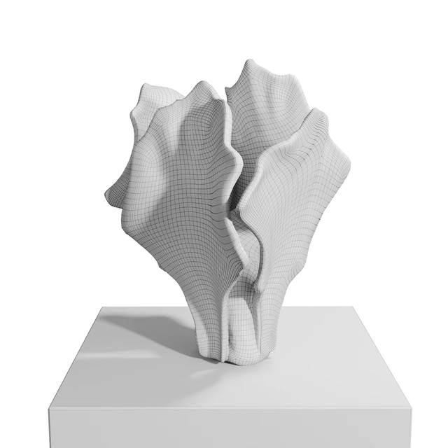 Shoko koike White form A 2018 sculpture — Скачать