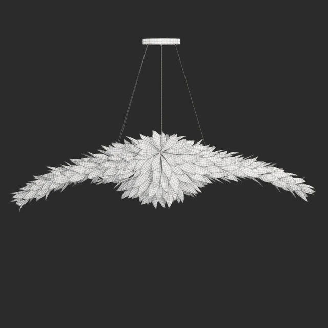 Luxury chandelier with petal elements EVO Vetvistore — Скачать