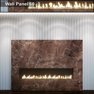 Wall Panel 60. Fireplace — Descargar