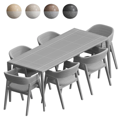 Lisbon Chelsea table and chairs Deephouse — Ver 5