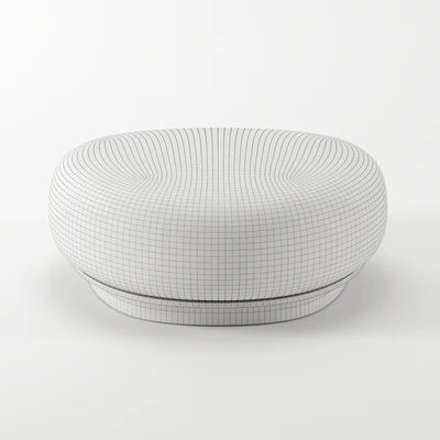 Split ottomann and pouf by Emmanuelle Simon — Ver 3
