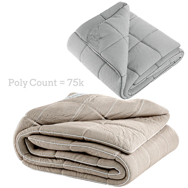 Folded Duvet with Label — Descargar