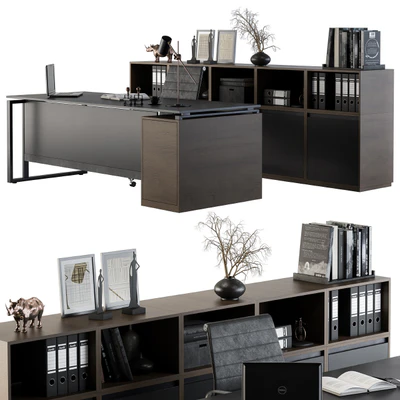 Office Furniture - Manager Set 07 — Вид 5